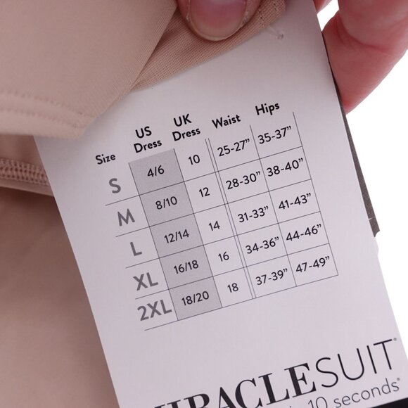 NWT Miraclesuit Comfy Curves Scoop Neck Shaping Tank Sz 2XL Warm Beige 2513 - Picture 6 of 10